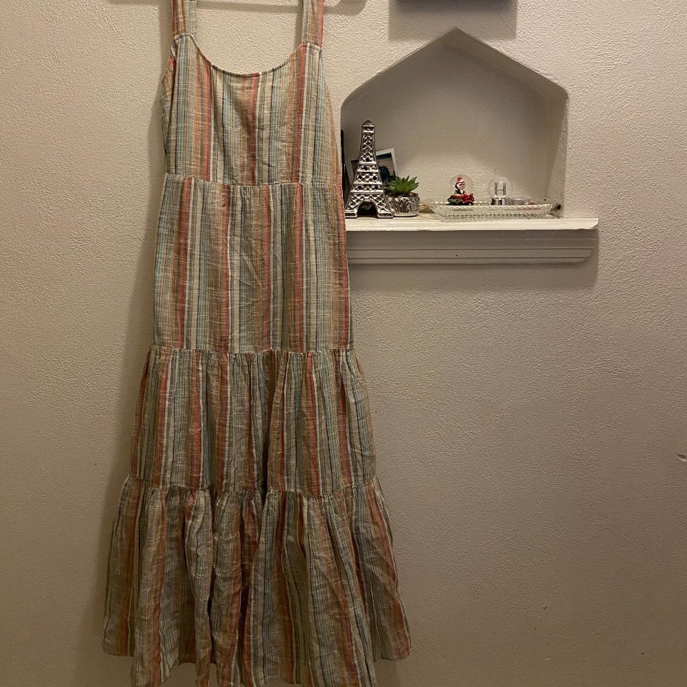 Beautiful Boho Maxi Dress Size L Large